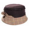 chapeau petit bord fond plat