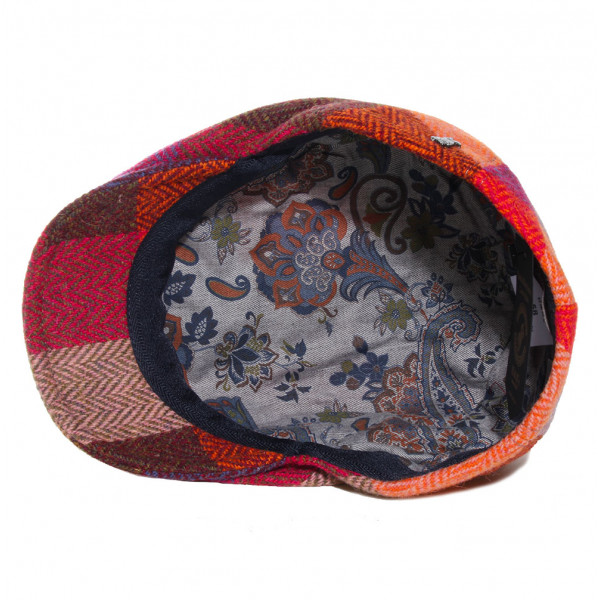 casquette Harris Tweed doublée fantaisie