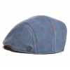 casquette anglaise coton bleu jeans
