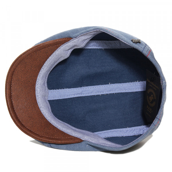 casquette coton avec visière polyuréthane