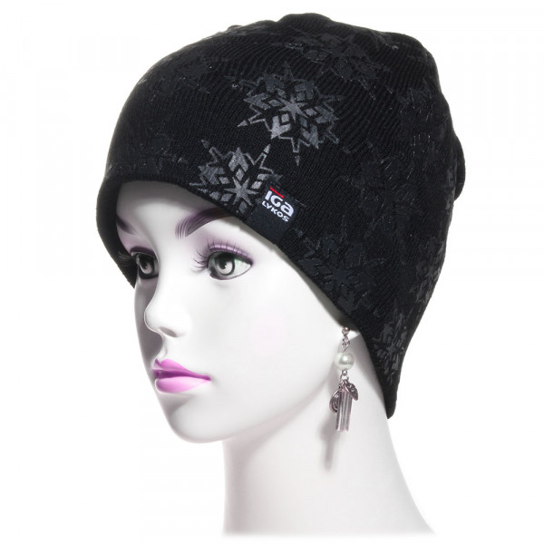 bonnet court coloris noir