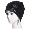 bonnet court coloris noir