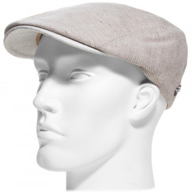 béret d'été lin beige