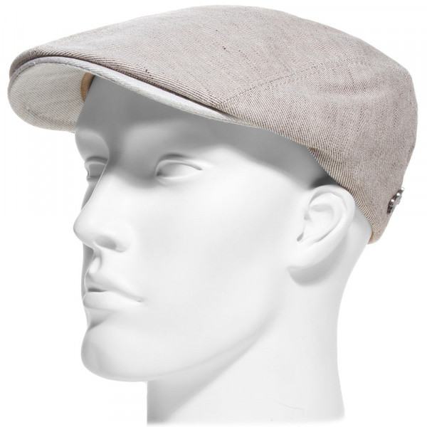 béret d'été lin beige