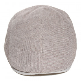 casquette plate en lin