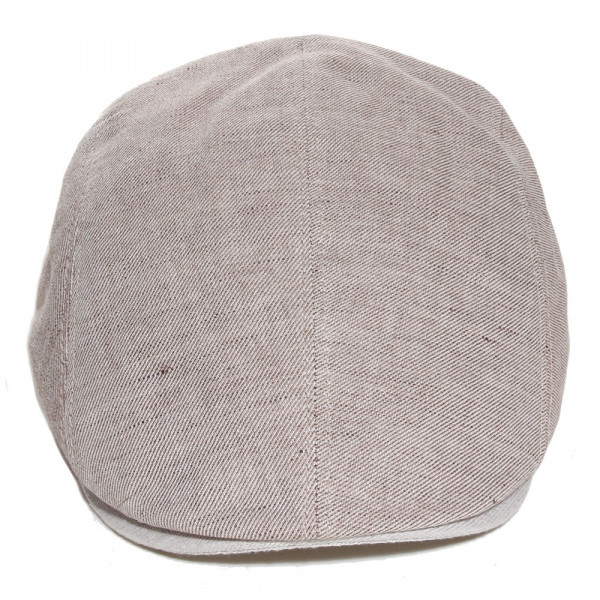 casquette plate en lin