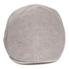 casquette plate en lin
