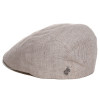 béret en lin beige
