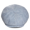 casquette en lin bleu ciel