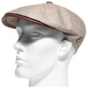 casquette d'été en lin coloris beige