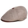 casquette lin beige