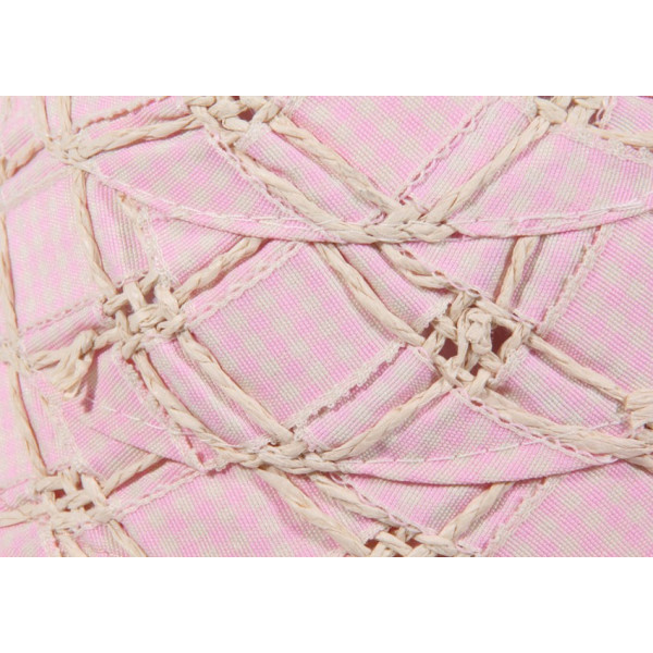 Chapeau enfant ruban rose