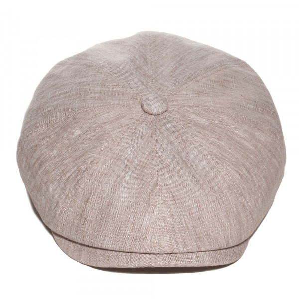 Face de casquette gavroche beige