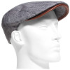 Casquette plate Hill à chevrons gris – Hats & Brothers