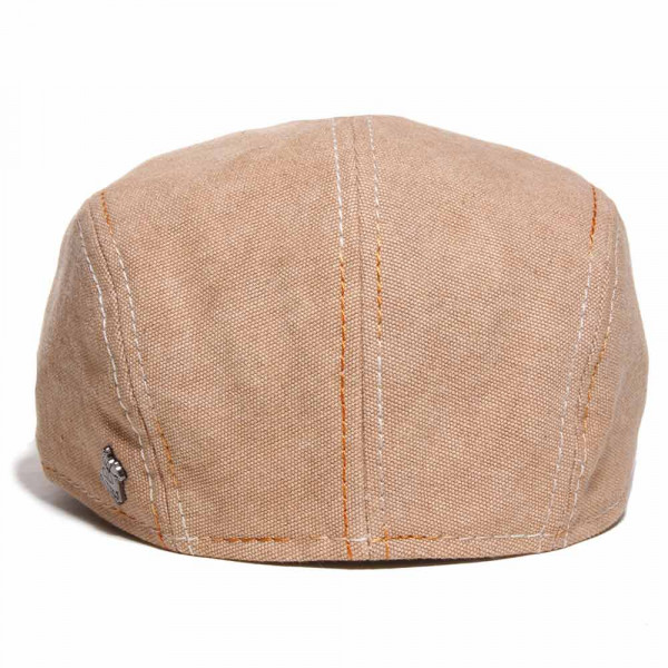 Arrière de casquette plate beige