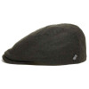 Profil de casquette plate kaki en laine vierge