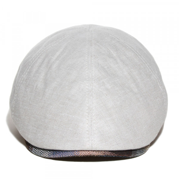 casquette lin couleur naturel
