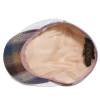 béret avec visière en soie colorée