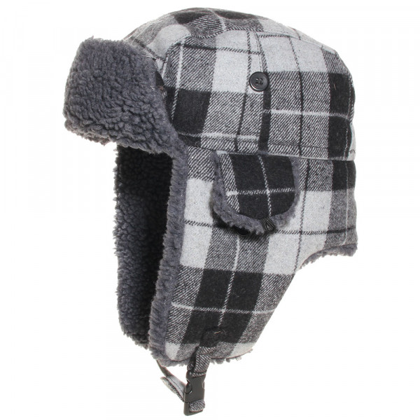 chapka enfant noir et gris