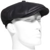 casquette Hatteras cuir noir