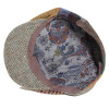 Doublure coton de casquette gavroche patchwork