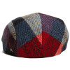 casquette à carreaux multicolore
