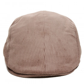 casquette velours beige