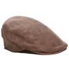casquette plate velours beige