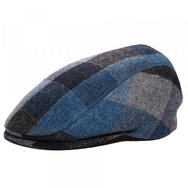 casquette plate Harris Tweed
