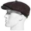 Casquette gavroche en laine vierge marron et kaki – Hats & Brothers