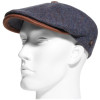 casquette oxford laine vierge bleue