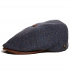 casquette style Oxford en laine bleue