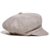 casquette gavroche laine beige