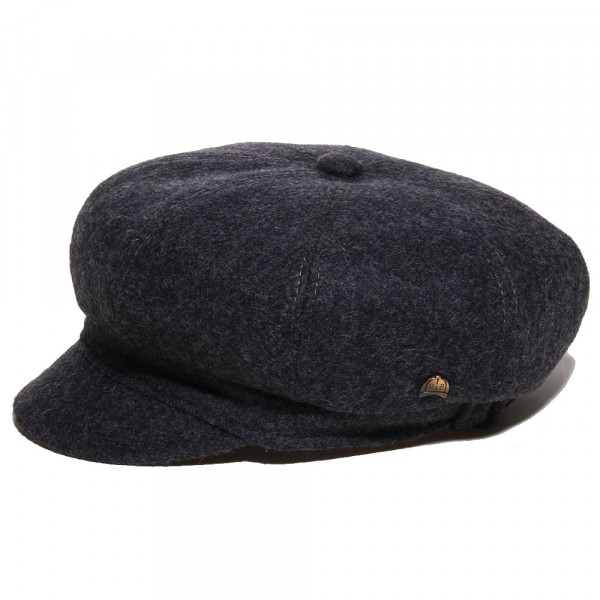 casquette gavroche laine noir