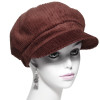 Casquette gavroche femme en velours brique – Hats & Brothers