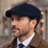 Casquette Oxford Laine et Cachemire Bleu Marine – Hats & Brothers