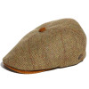 Profil de casquette Oxford moutarde en Harris Tweed