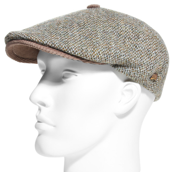 Casquette Oxford en Harris Tweed beige – Hats & Brothers