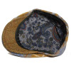 Doublure fantaisie de la casquette anglaise Harris Tweed