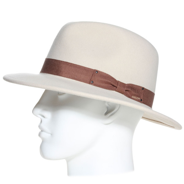 Chapeau Traveller Bailey Curtis beige Antique en feutre de laine