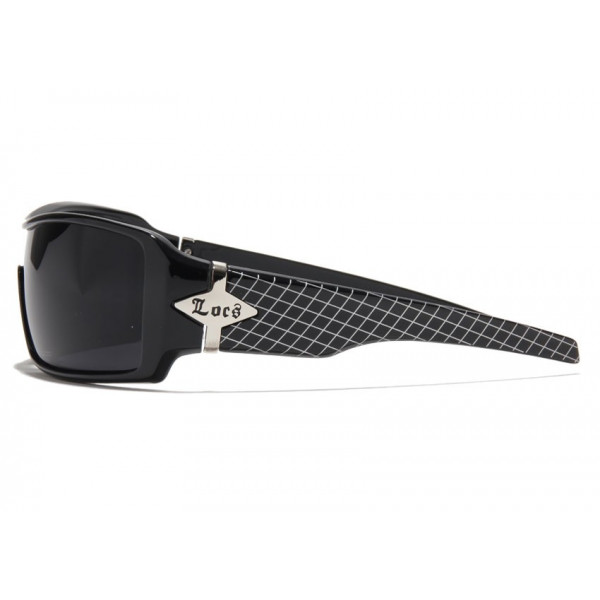 Lunette de soleil Locs "Bossman" damier