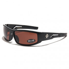 Lunette de soleil pro Biker noir vision marron