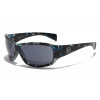 Lunette de soleil Biohazard Optics bleue