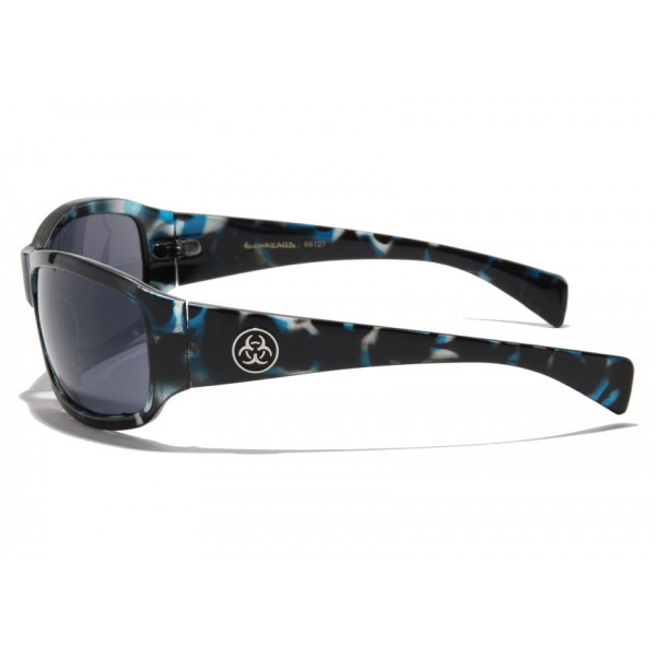 Lunette de soleil Biohazard Optics bleue