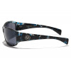 Lunette de soleil Biohazard Optics bleue