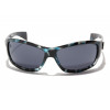 Lunette de soleil Biohazard Optics bleue