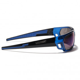 lunette de soleil monture bleue et noir