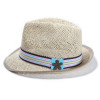 Chapeau paille ajourée