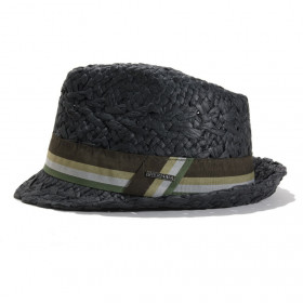 Chapeau paille enfant coloris noir