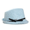 Chapeau paille bleu ciel